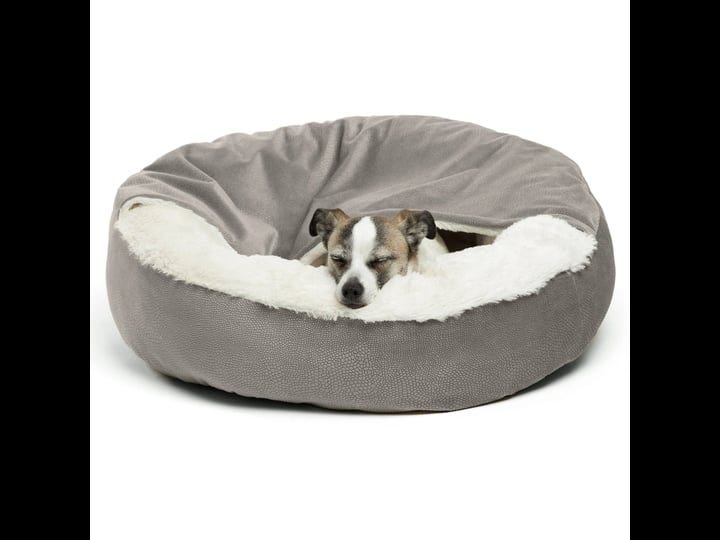 best-friends-by-sheri-cozy-cuddler-covered-cat-dog-bed-grey-1