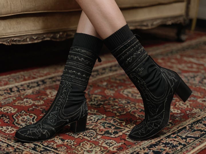 Black-Sock-Boots-Low-Heel-5