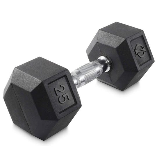 philosophy-gym-rubber-coated-hex-dumbbell-hand-weight-25-lbs-1