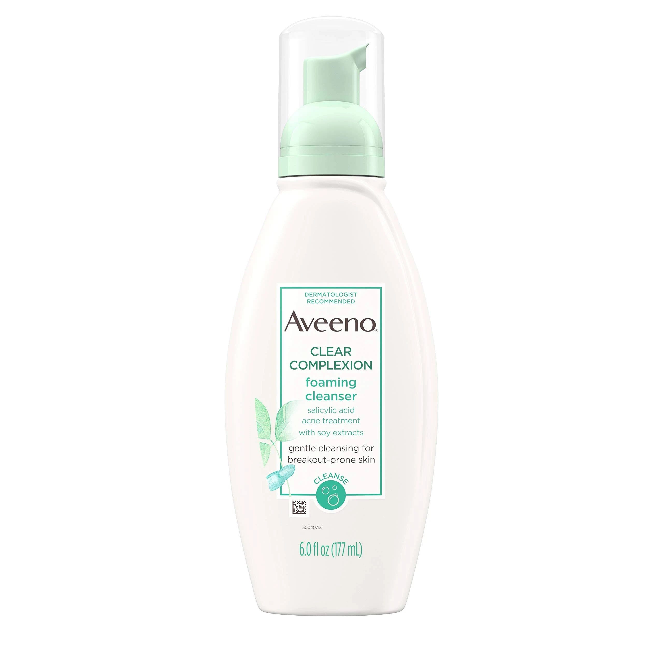 Aveeno Clear Complexion Foaming Facial Cleanser for Acne-Prone Skin | Image