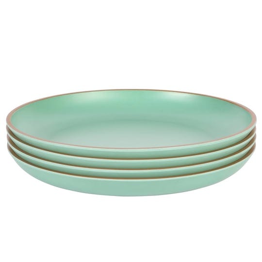 4-piece-10-7-inch-melamine-dinner-plate-set-10-7-inch-green-1