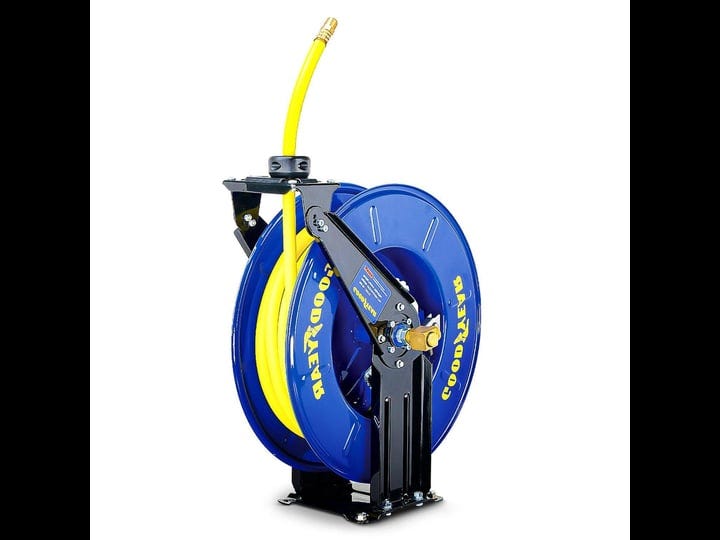 goodyear-industrial-retractable-air-hose-reel-1-2in-x-65ft-300-psi-max-3-8-in-npt-connections-single-1