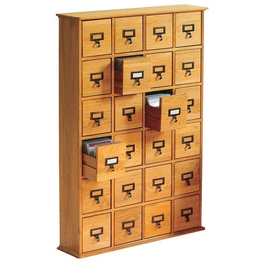 library-card-catalog-cd-dvd-storage-cabinet-24-drawer-stores-456-discs-oak-1