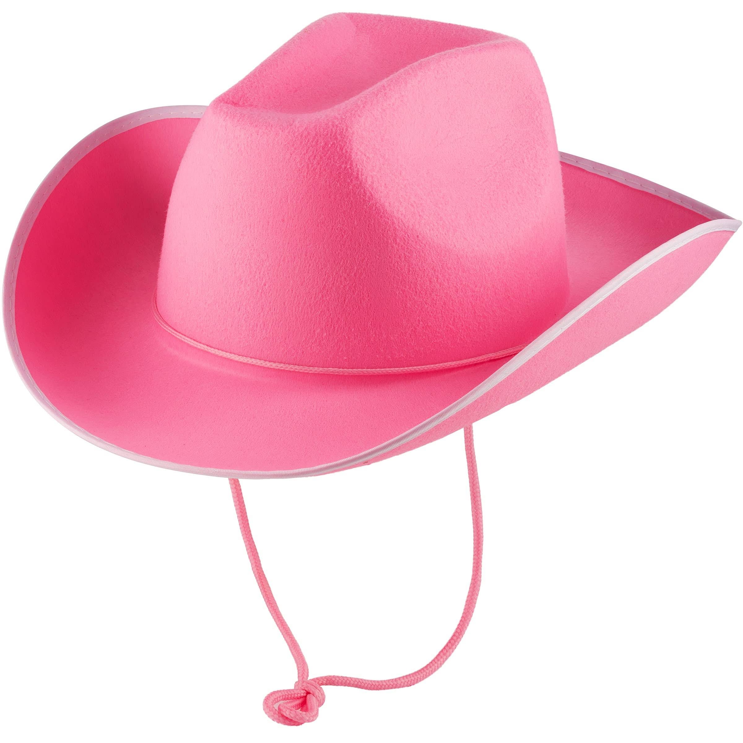 Elegant Pink Cowboy Hat for Bachelorettes & Western-Themed Events | Image