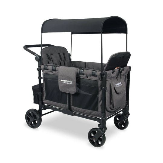 wonderfold-w4-elite-quad-stroller-wagon-charcoal-gray-1