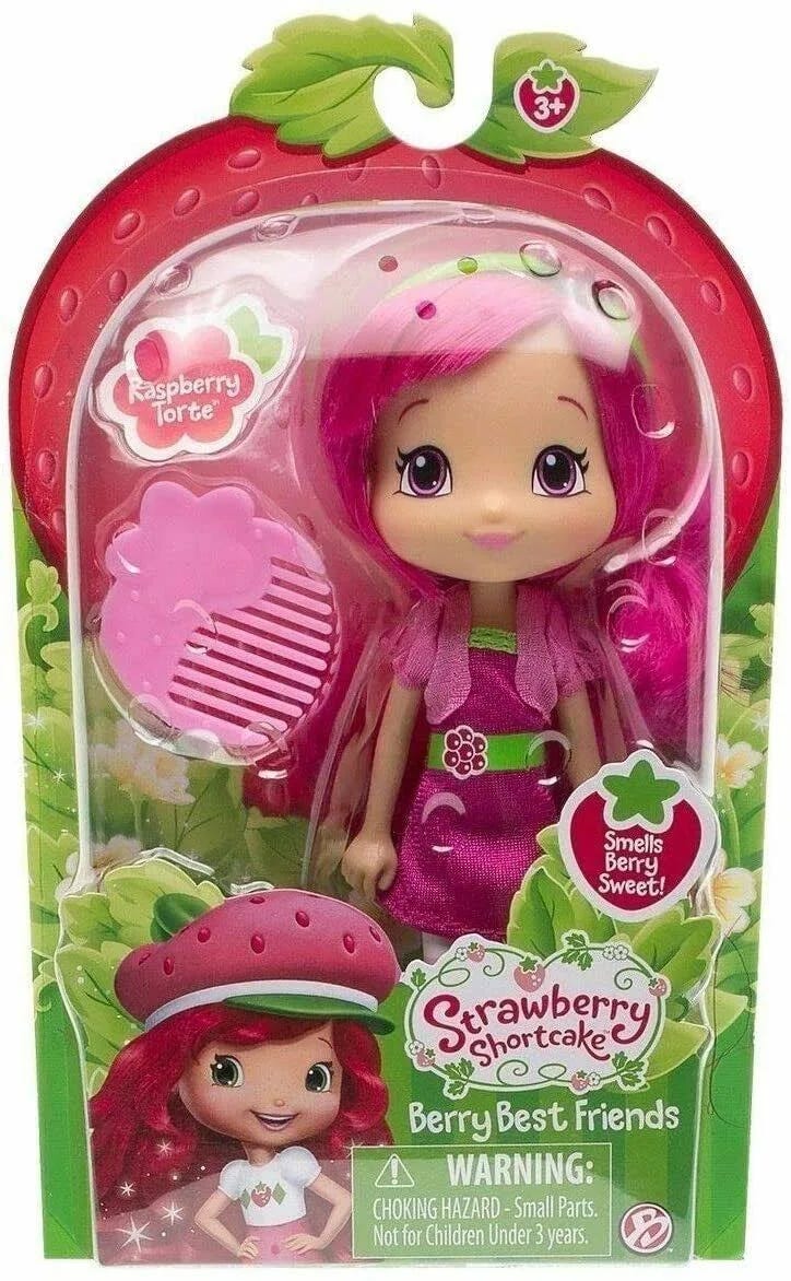 Strawberry Shortcake Berry Pet Friend Doll Set: Raspberry, Chiffon & Accessories | Image