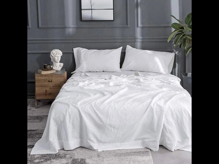 simpleopulence-linen-cotton-blend-sheet-set-4pcs-solid-color-queen-white-1