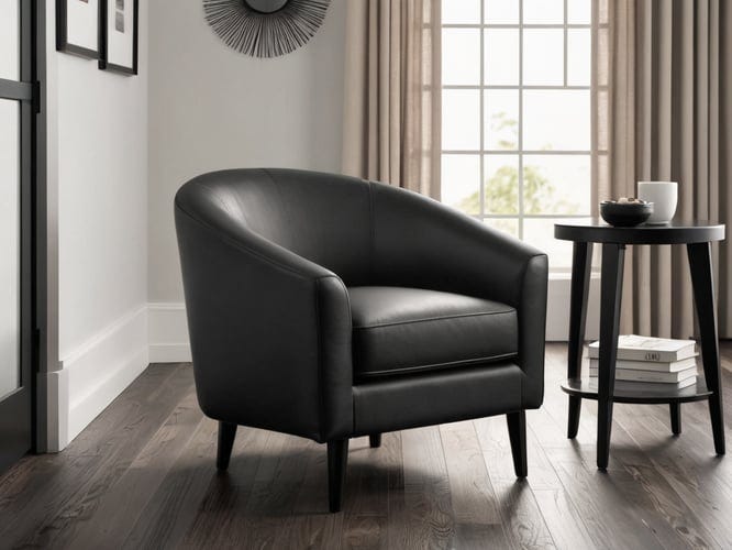 Black-Round-Arm-Accent-Chairs-1