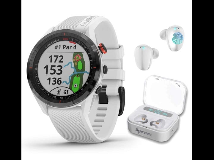 garmin-approach-s62-premium-gps-white-golf-watch-with-wearable4u-white-earbuds-with-charging-power-b-1