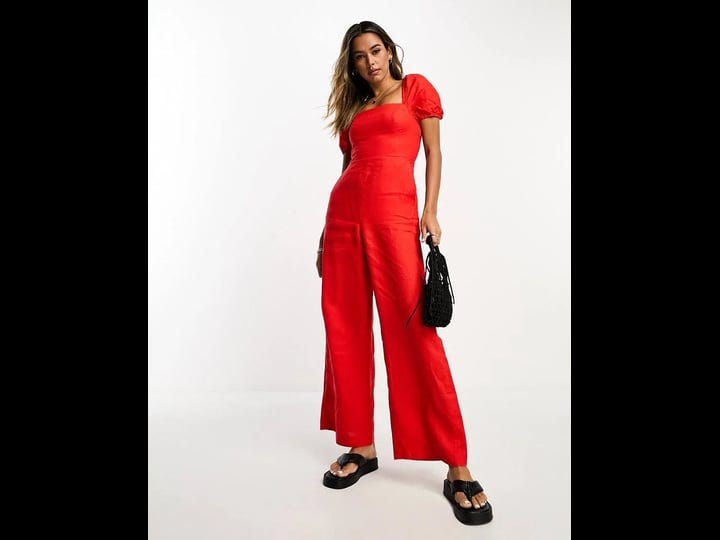 other-stories-linen-puff-sleeve-jumpsuit-in-red-1