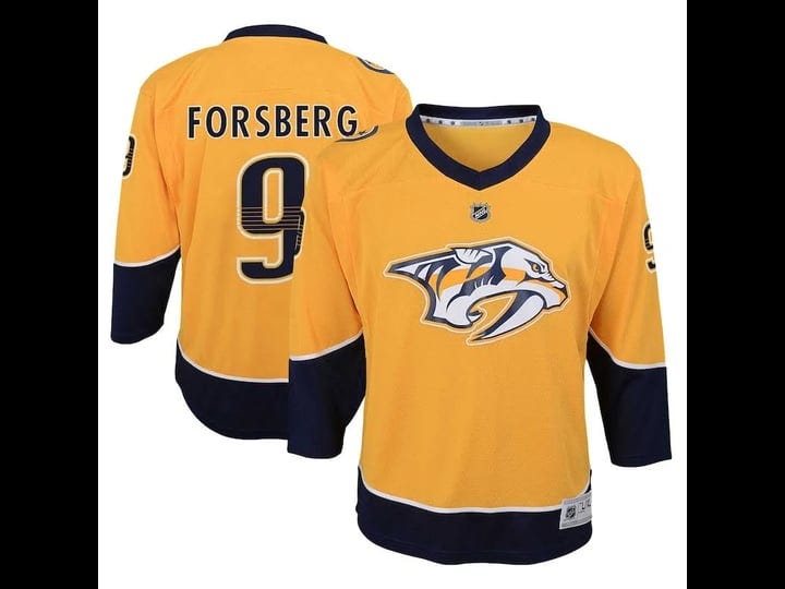nhl-youth-nashville-predators-filip-forsberg-9-replica-home-jersey-s-m-1