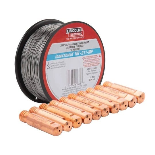 lincoln-electric-0-030-in-innershield-nr211-mp-flux-core-welding-wire-for-mild-steel-1-lb-spool-with-1