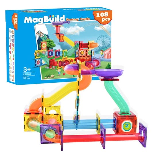 zunammy-fs1084-kids-magnetic-tile-fantasy-castle-building-block-set-108-piece-1