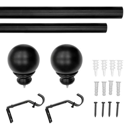 1-inch-metal-ball-curtain-rod-matte-black-36-72-inch-1