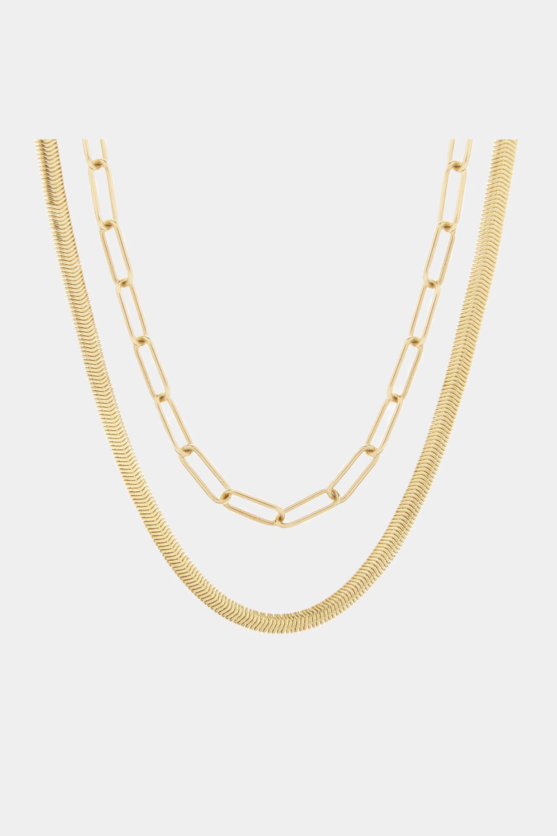 Delicate Gold Layering Necklace Set from Brook & York | Image