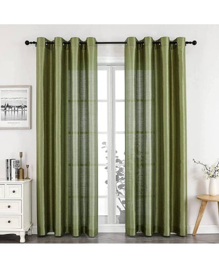 kate-aurora-home-living-2-piece-lightweight-basic-sheer-grommet-top-curtain-panels-sage-green-1