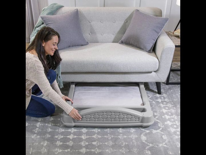 step2-close-n-cozy-hideaway-dog-bed-gray-1