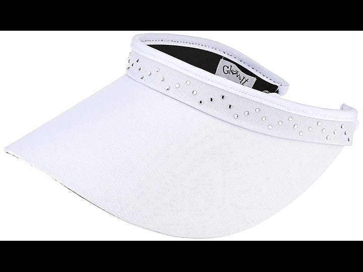 glove-it-bling-coil-golf-visor-white-1