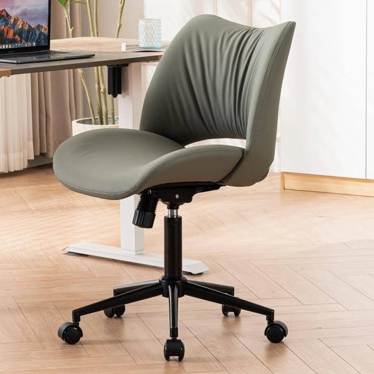 youtaste-ergonomic-office-chair-armless-leather-home-desk-chair-height-adjustable-computer-chair-roc-1