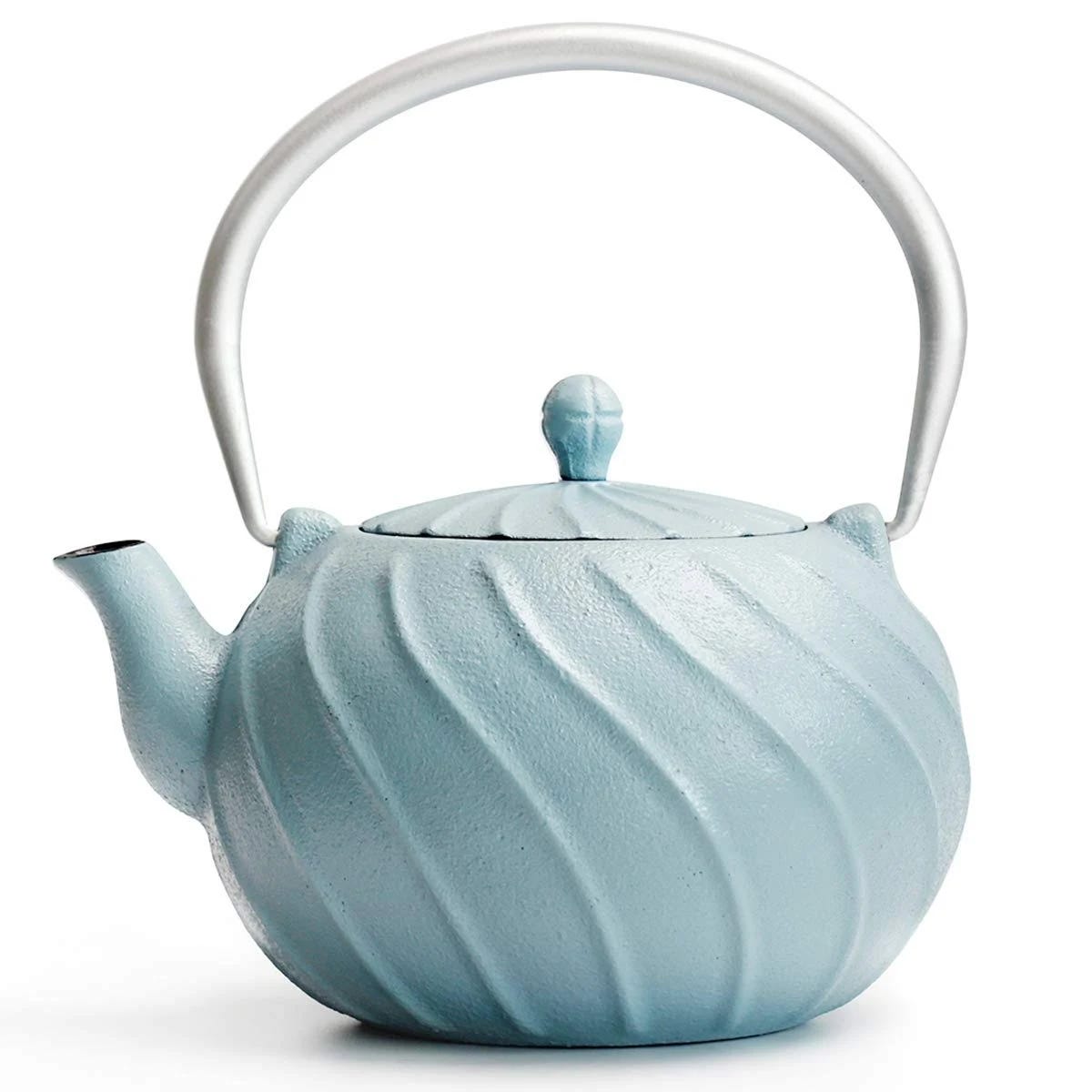 Japanese Cast Iron Teapot: Sturdy, Enameled, and Infused with Scented Tea Flavors | Image