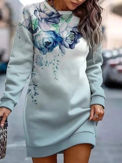 panacloth-womens-flowery-printed-a-line-casual-winter-dress-1