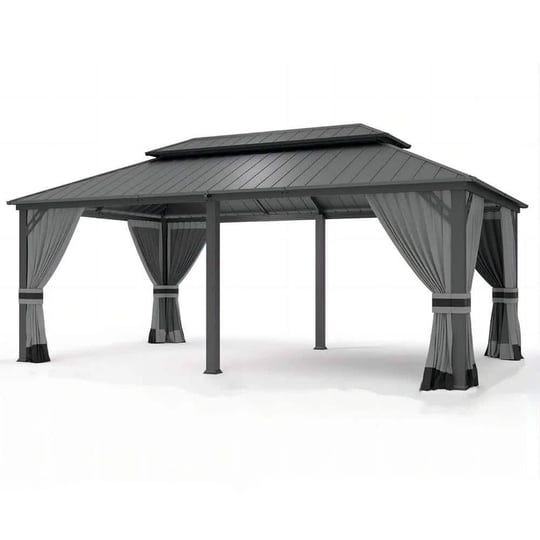 12-ft-x-20-ft-gray-hardtop-gazebo-with-curtain-grey-1