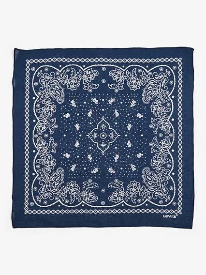 Levi's Navy Paisley Bandana for Men | Image