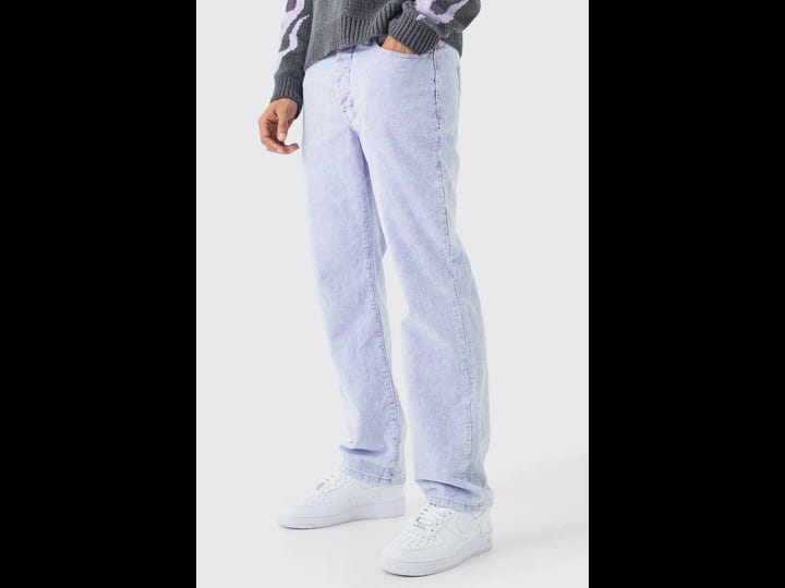 boohooman-relaxed-fit-acid-wash-cord-pants-purple-size-34r-1