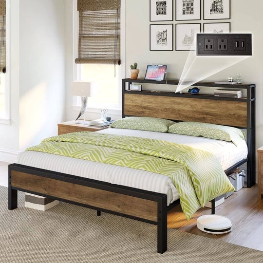 queen-size-bed-frame-platform-bed-frame-with-2-tier-storage-headboard-and-charging-station-no-box-sp-1