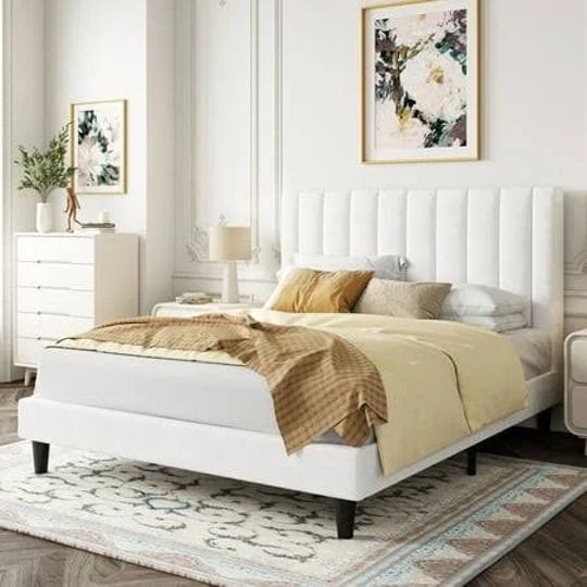 allewie-queen-size-velvet-upholstered-bed-frame-with-vertical-channel-tufted-headboard-white-1