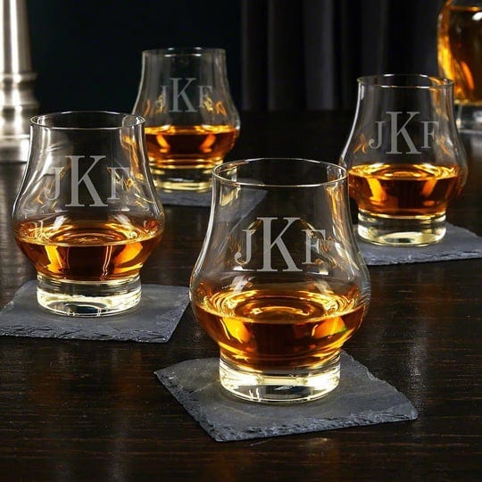 classic-monogram-custom-wescott-double-snifter-whiskey-tasting-glasses-set-of-4-1