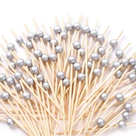 pukavt-silver-cocktail-picks-100-counts-handmade-sticks-wooden-toothpicks-cocktail-sticks-party-supp-1