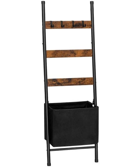 hoobro-blanket-ladder-with-basket-17-3l-x-63-4h-towel-rack-with-hooks-blanket-holder-rack-decorative-1