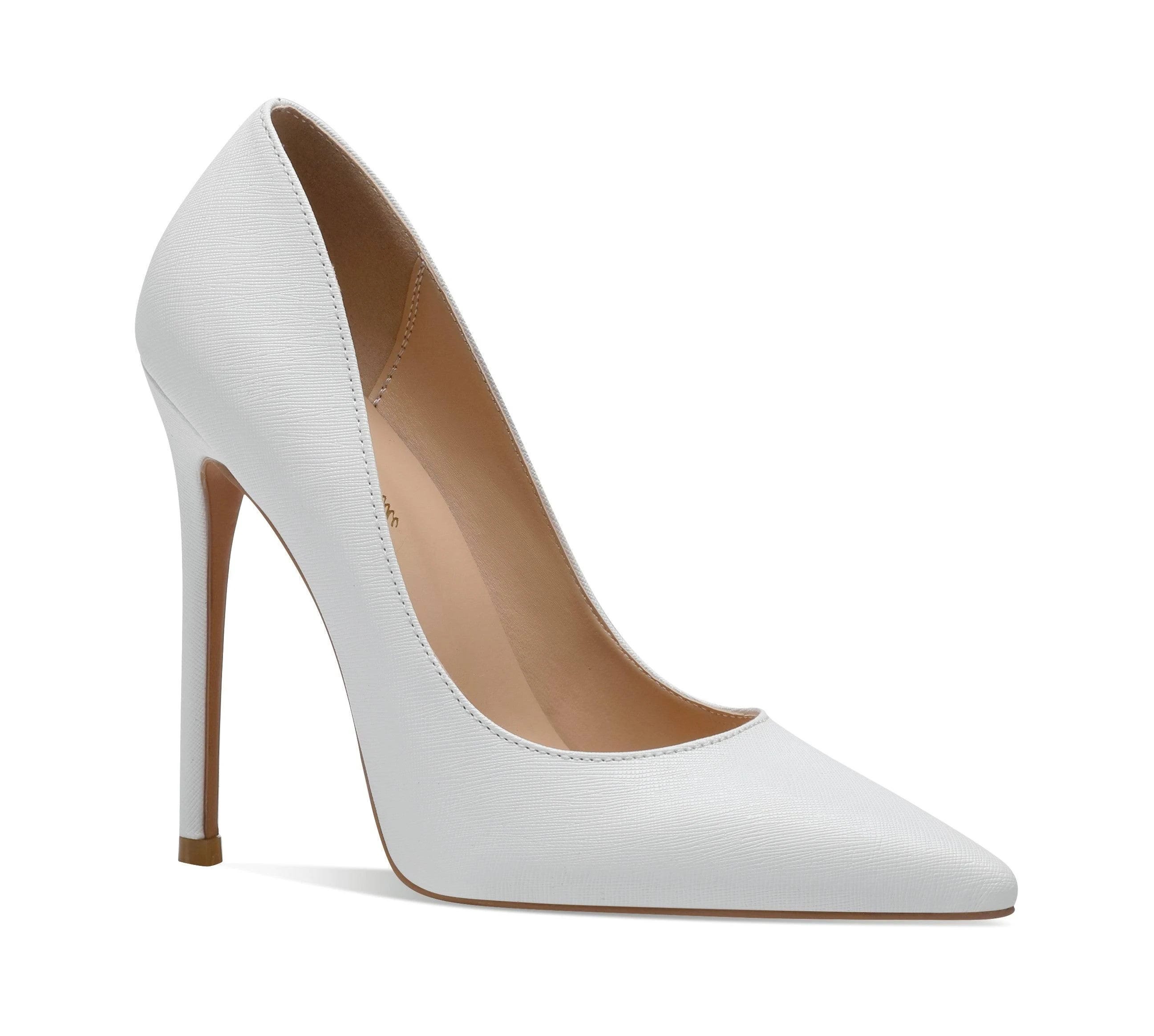 Elegant White Heels with 5