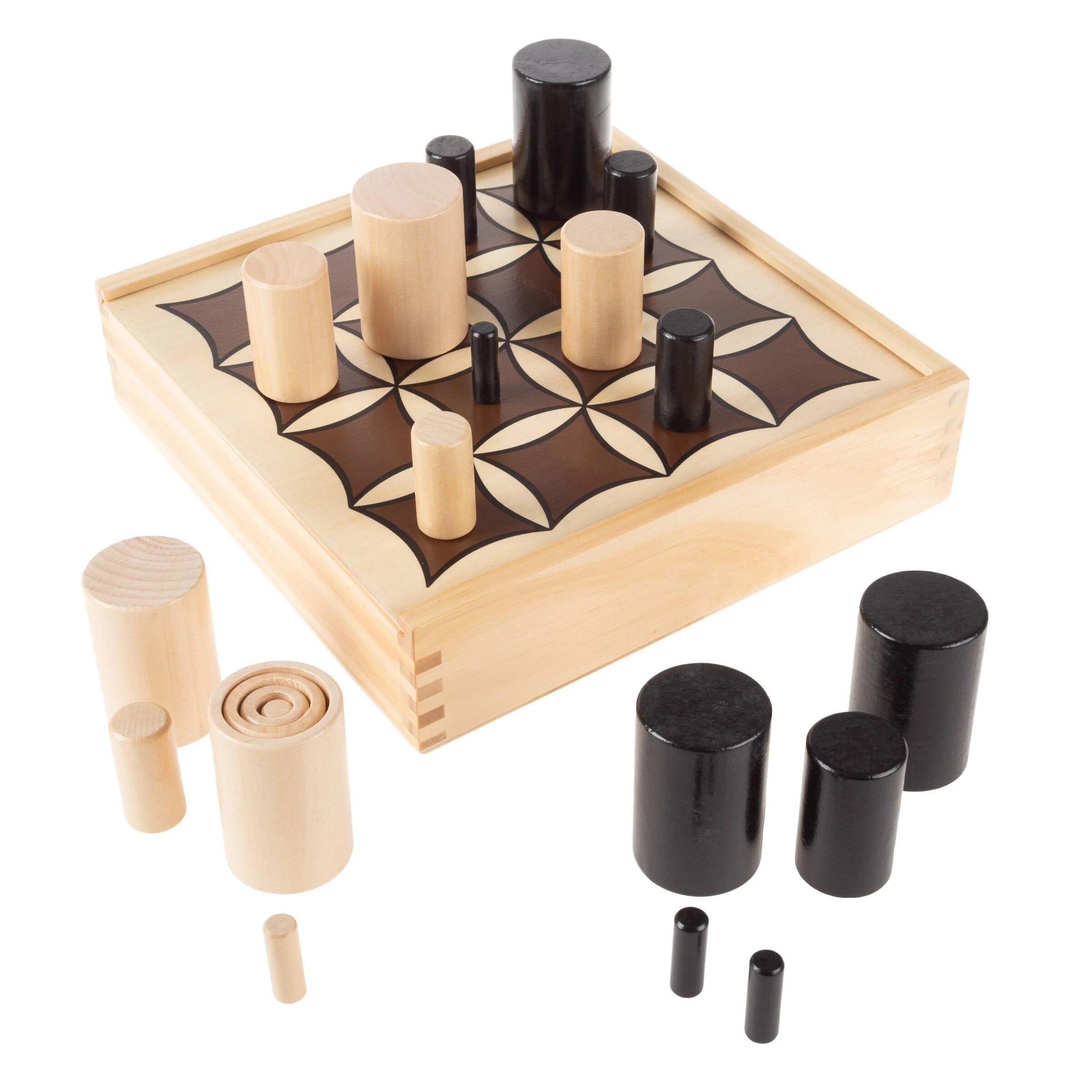 Wooden Tic Tac Toe Game Set | Image