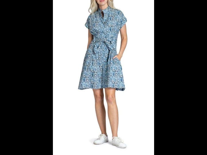 apny-belted-shirtdress-in-blue-multi-at-nordstrom-size-x-large-1