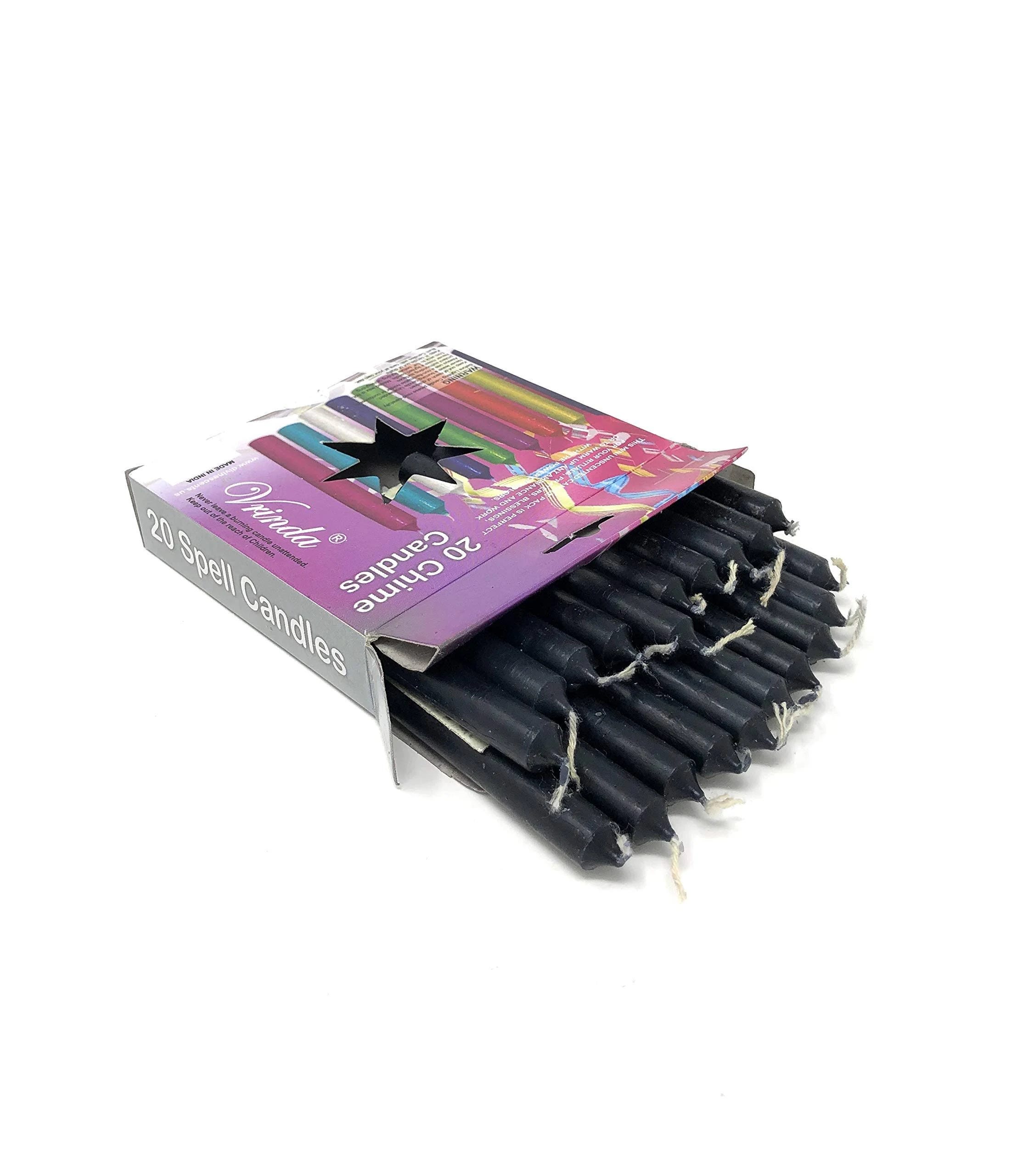 Black Candles 4-Inch Pack of 20 | Image