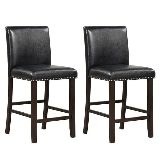set-of-2-pvc-leather-bar-stools-with-back-for-kitchen-island-costway-1