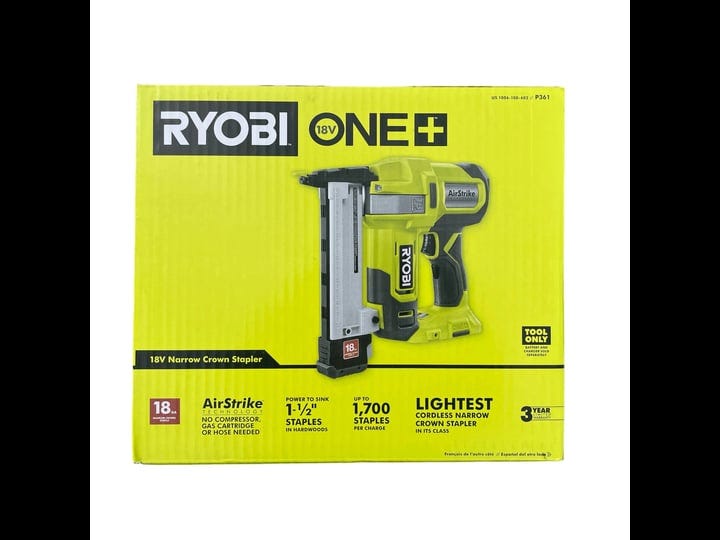 ryobi-one-18v-18-gauge-cordless-airstrike-narrow-crown-stapler-tool-only-p361-1