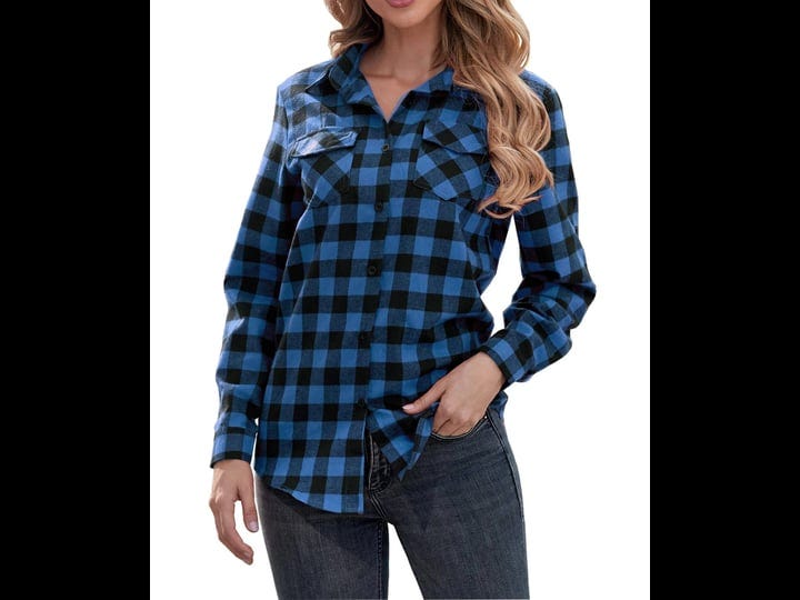 oyamiki-womens-casual-loose-checkered-plaid-button-down-tops-tailored-long-sleeve-t-shirt-bluexl-1
