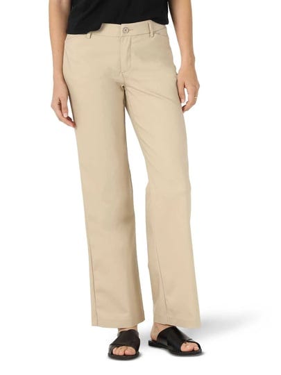 lee-womens-flex-motion-regular-fit-trouser-pant-size-14-beige-1