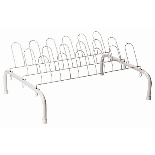 closetmaid-9-pair-white-shoe-rack-1