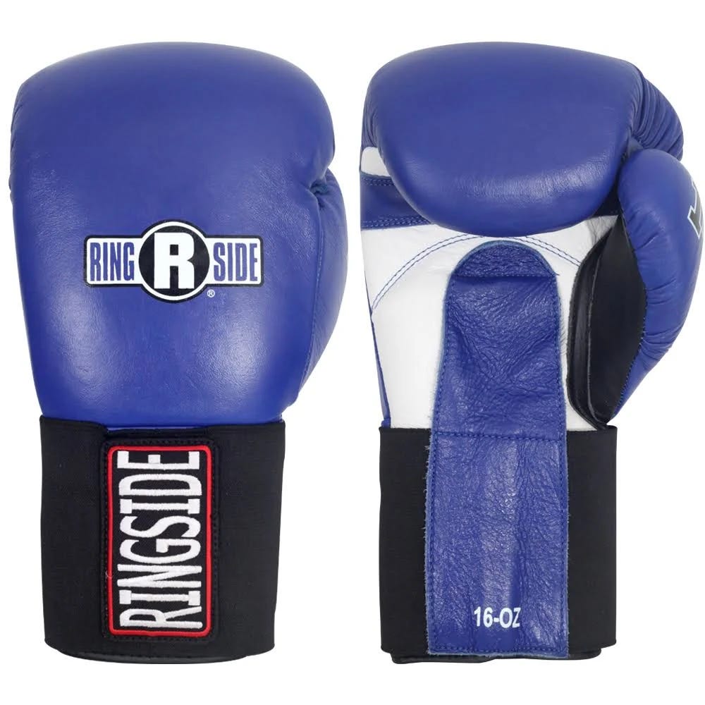 Ringside IMF Tech Hook and Loop Sparring Boxing Gloves - Superior Protection and All Leather Construction | Image