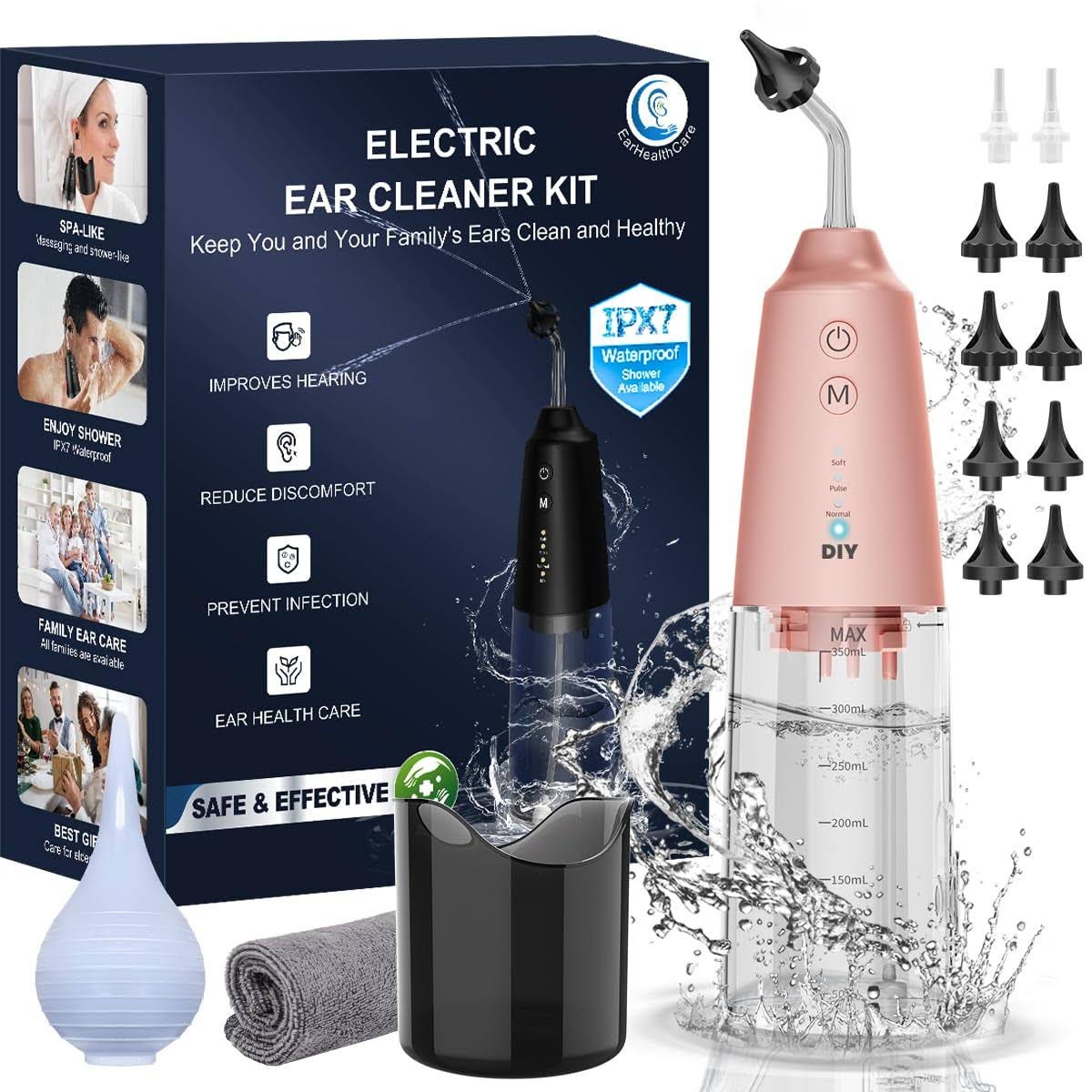 JIPNO Electric Ear Wax Cleaner Ear Irrigation Flushing System | Image