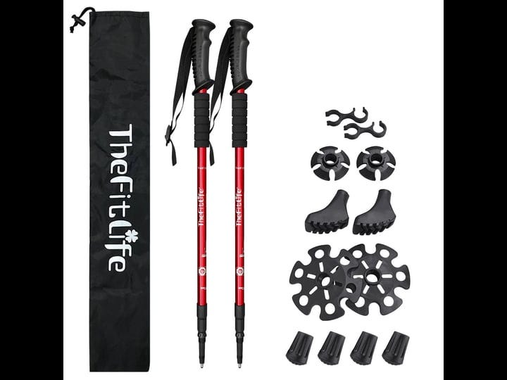 collapsible-alpenstocks-hiking-climbing-mountaineering-anti-shock-2x-trail-poles-1