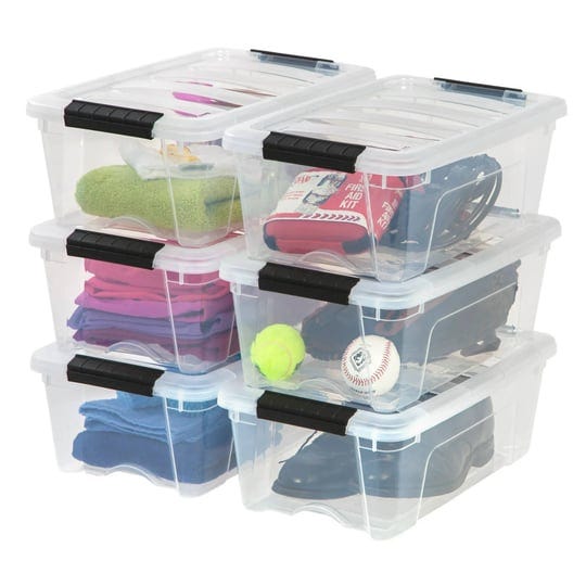 iris-usa-stack-and-pull-storage-box-clear-6-count-12-9-qt-each-1
