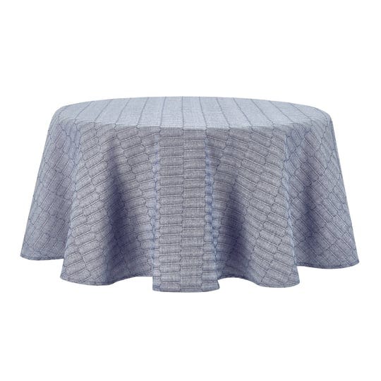 martha-stewart-honeycomb-modern-farmhouse-tablecloth-blue-70-round-1