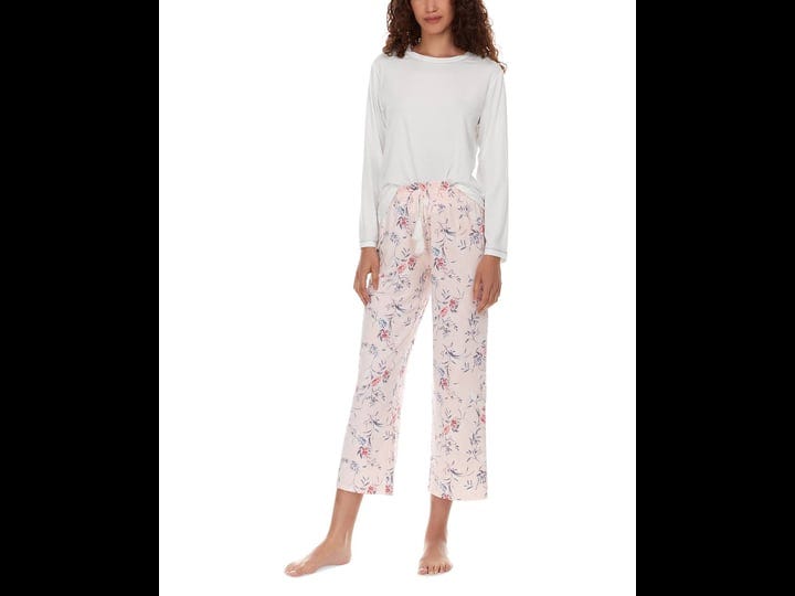 flora-nikrooz-womens-melanie-knit-pajama-set-pink-size-m-1