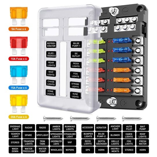 nilight-50056l-12-way-blade-fuse-block-12-circuits-with-negative-bus-fuse-box-holder-with-led-indica-1