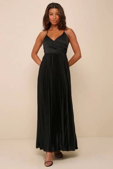 black-satin-pleated-tie-back-maxi-dress-womens-medium-available-in-l-100-polyester-lulus-1